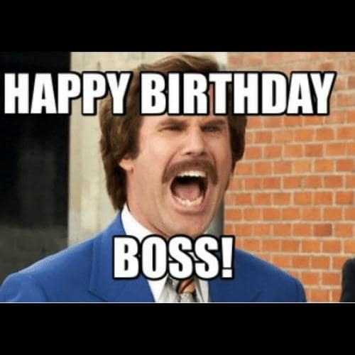 Happy Birthday Boss Memes