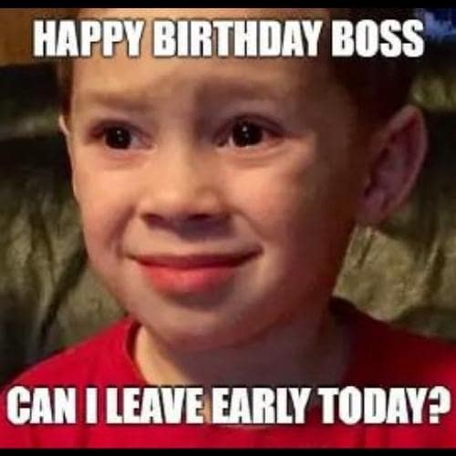 Happy Birthday Boss Memes