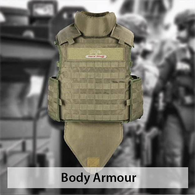 Body armor and bulletproof vest by hardshell fze