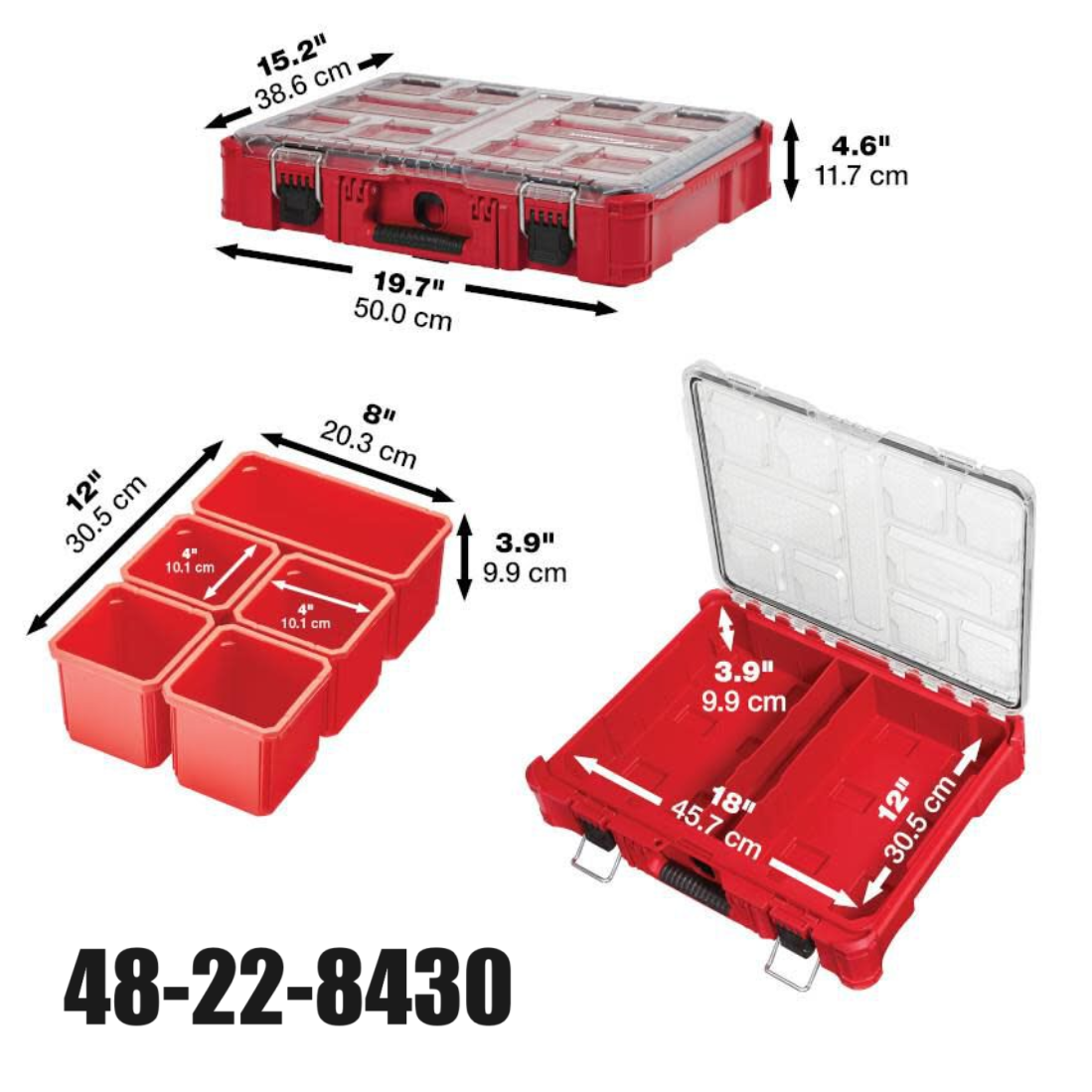 MILWAUKEE PACKOUT Organizer 48-22-8430