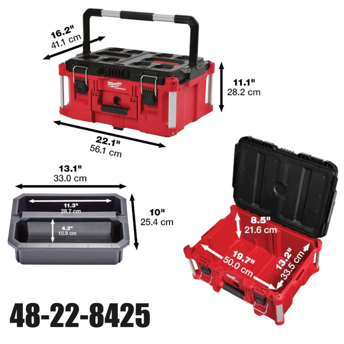 MILWAUKEE PACKOUT Tool Box 48-22-8425