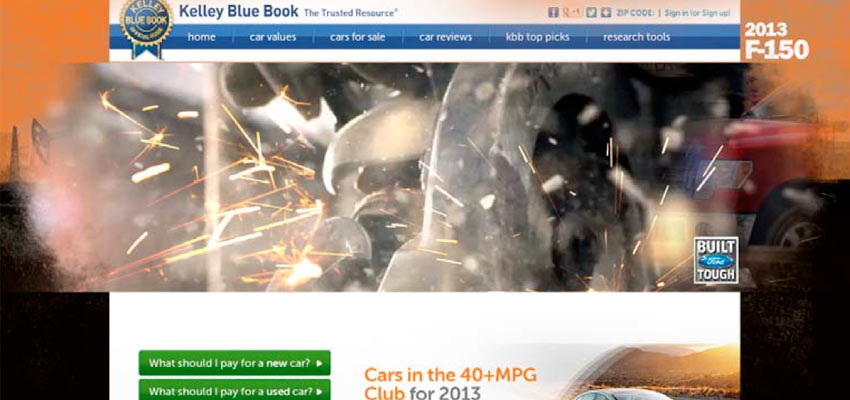 F-150 Homepage Takeover