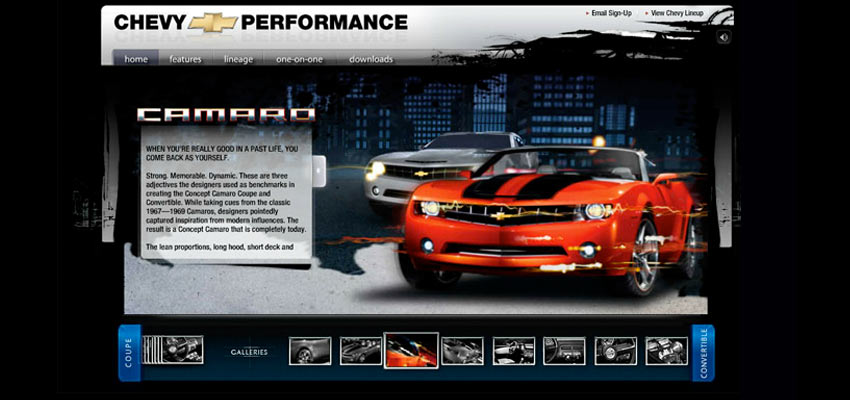 Chevy Camaro Site