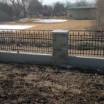 Landscape Retaining Walls and Concrete Pillars