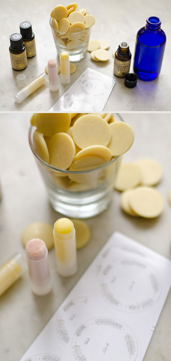 DIY Lip Balm Favors