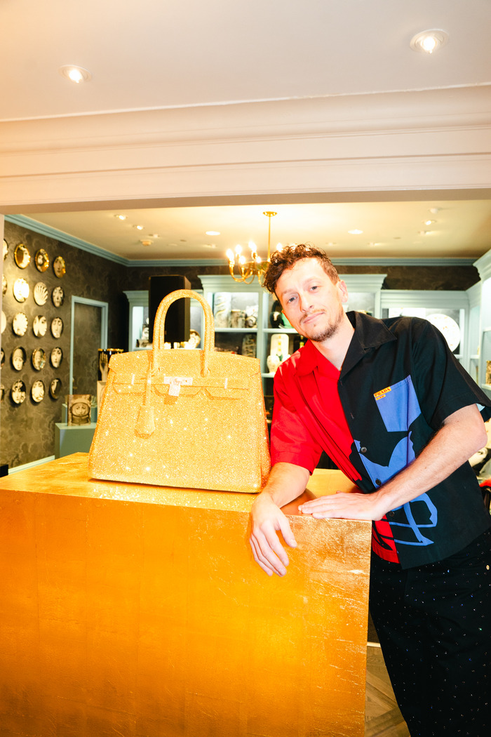 Dan Life Brings The Bling To Bergdorf Goodman With His Nostalgic Art