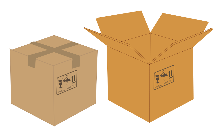 Boxes Clipart