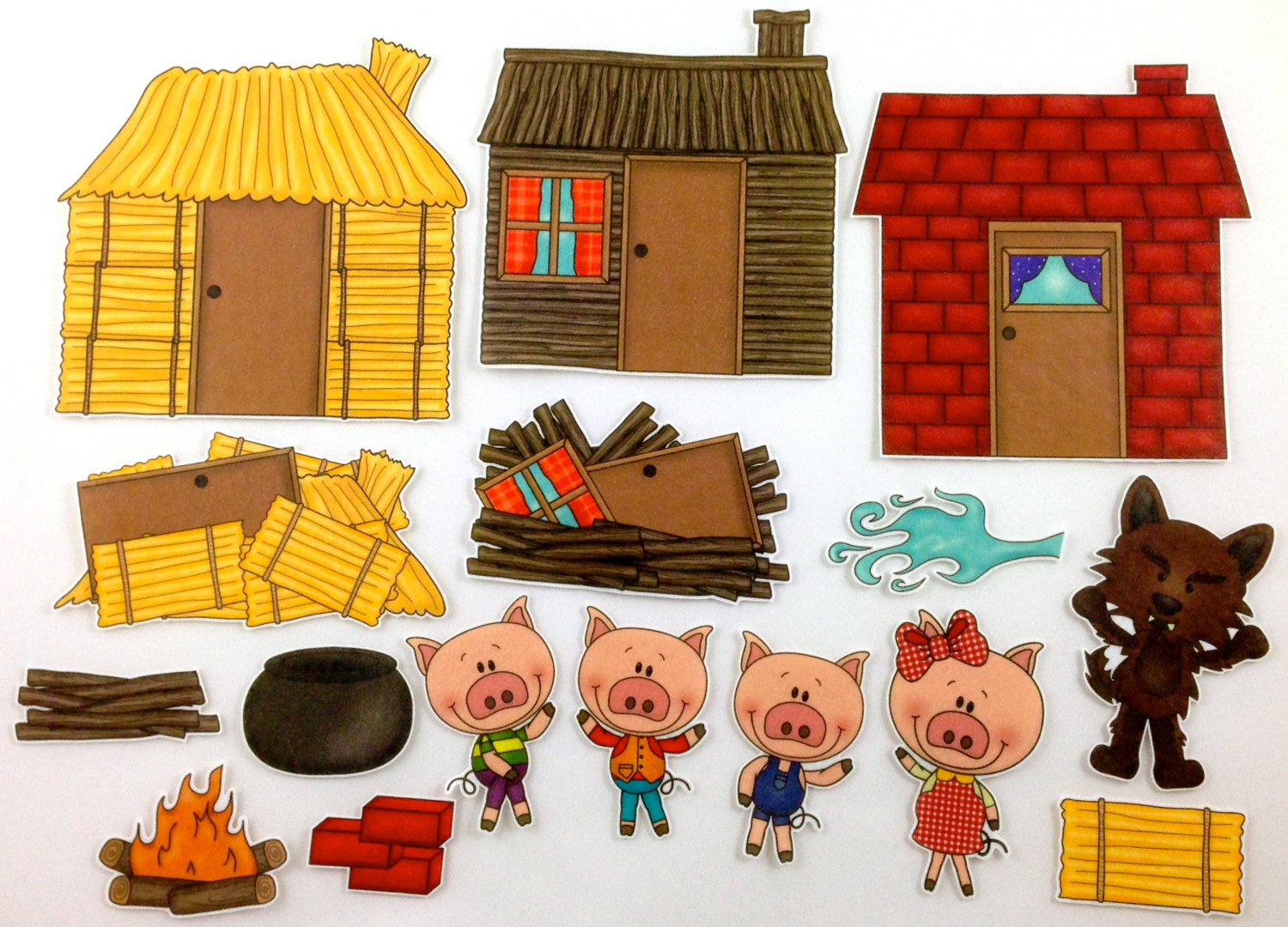 The three little pigs - .