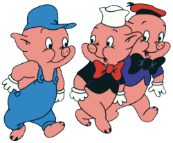 Three Little Pigs, Three Little Pigs ...