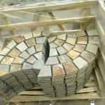 Slate Pavers Ready for a Walkway