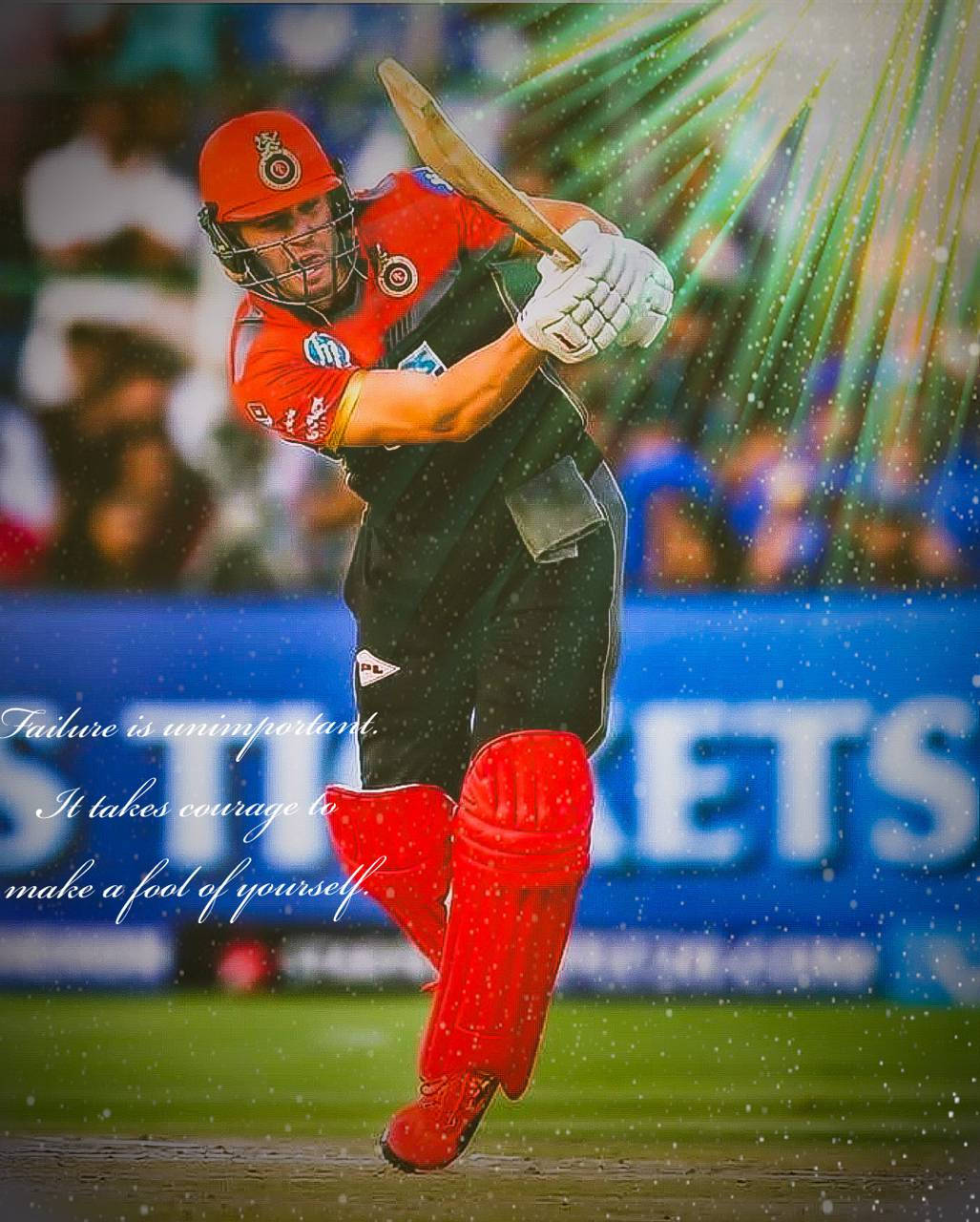 Ab De Villiers Rcb Cricket Superstar Wallpaper