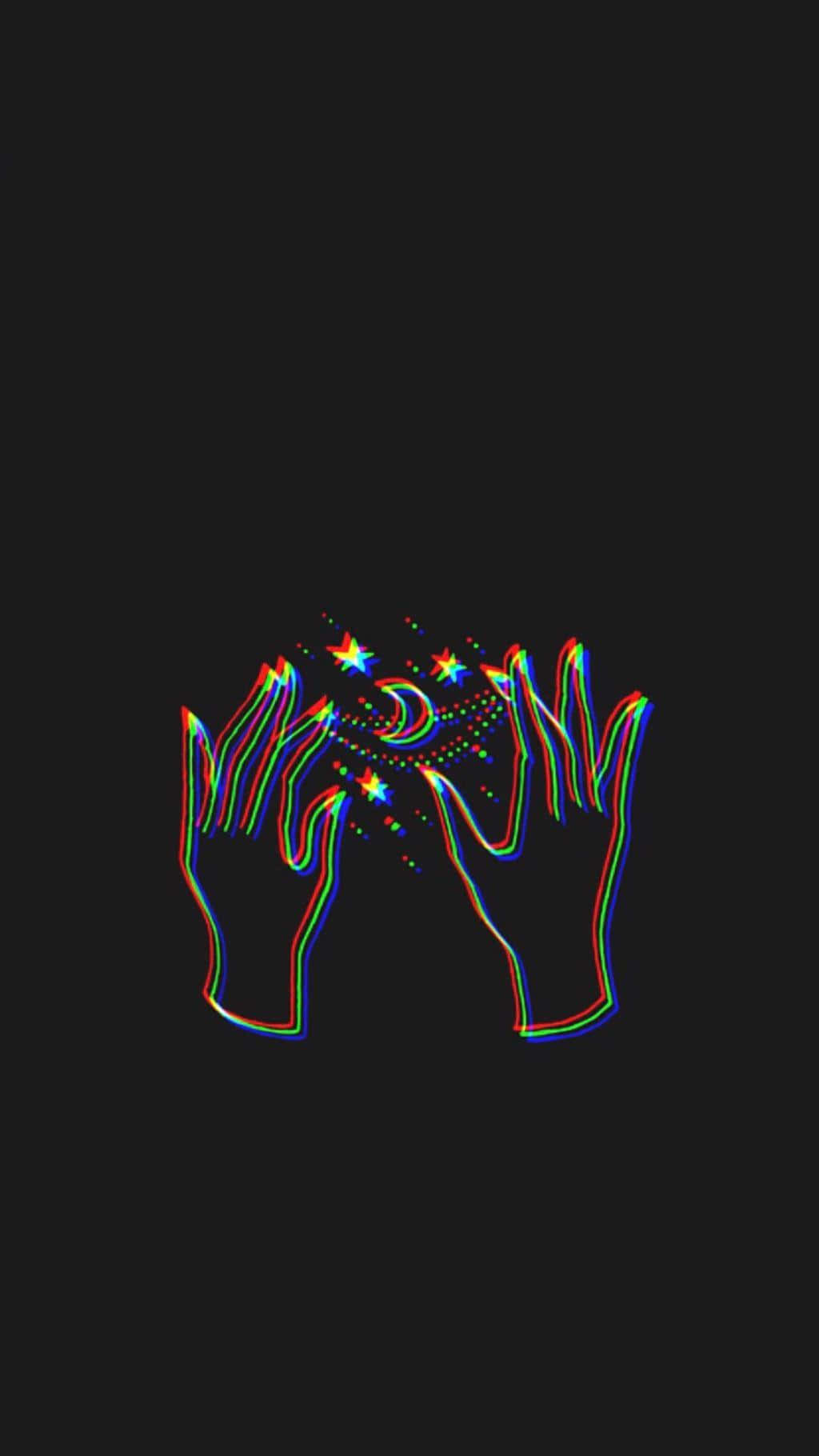 Hand Aesthetic Black Grunge Wallpaper