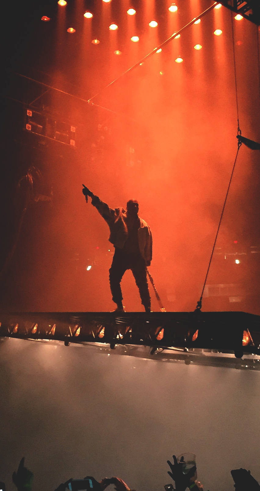 Kanye West Saint Pablo Pointing Wallpaper