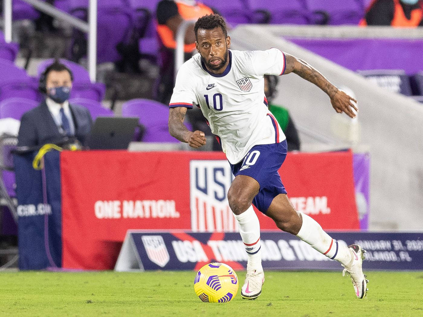 Kellyn Acosta United States Vs. Trinidad And Tobago Wallpaper