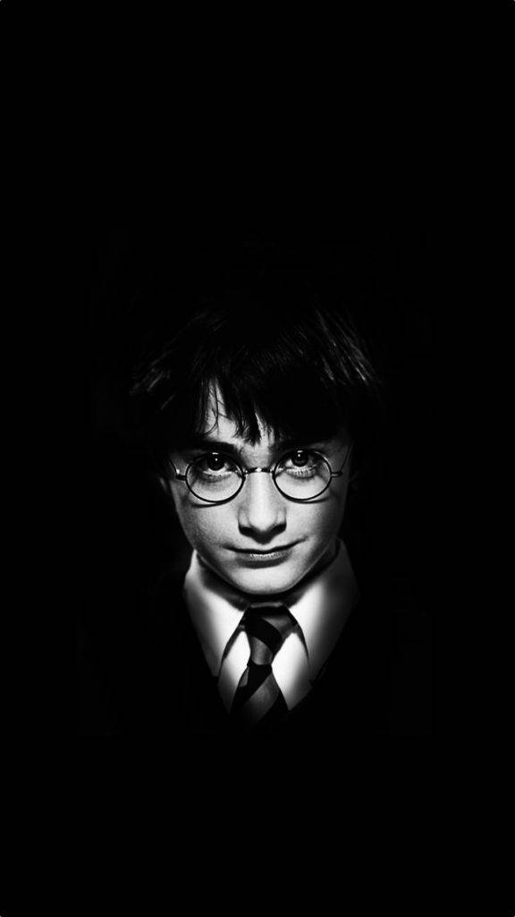 Monochrome Harry Potter Iphone Wallpaper