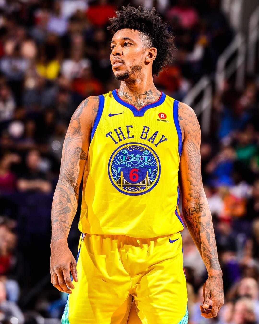 Nick Young Wearing The Bay Uniform Wallpaper