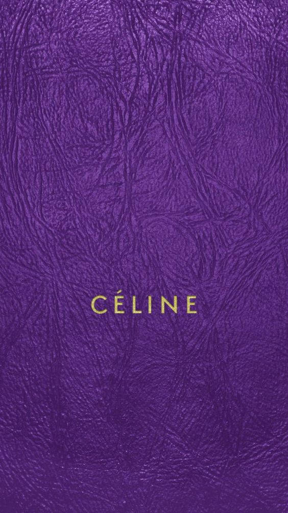 Simple Purple Leather Celine Wallpaper