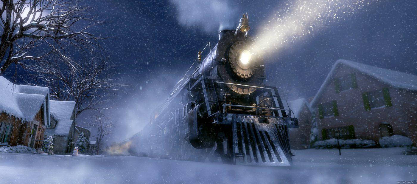 Snowy Polar Express Still Wallpaper