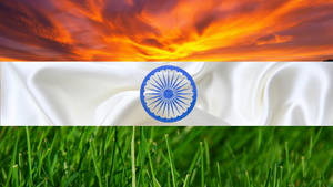 1920x1080 4k Stylized Indian Flag Wallpaper