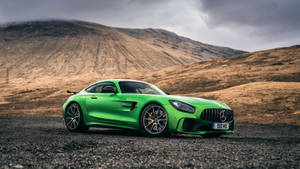 Conquering Alpine Terrains- 2018 Mercedes Amg Gtr Wallpaper