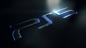 Cool Embossed Ps5 Logo Wallpaper