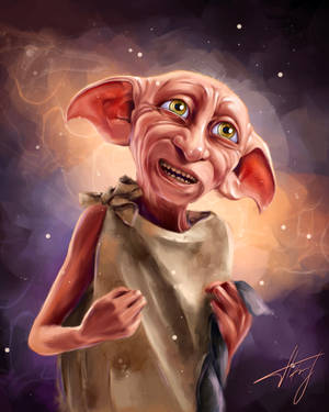 Dobby With Sock Harry Potter Galaxy Fanart Wallpaper