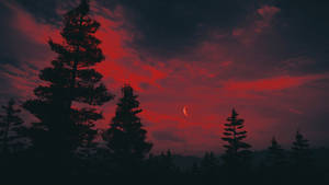 Far Cry 5 Red Night Sky Wallpaper