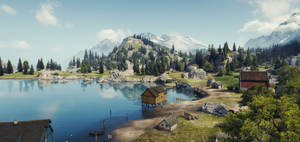 Far Cry Five Scenic Village Wallpaper