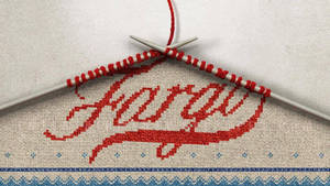 Fargo Knitted Poster Design Wallpaper