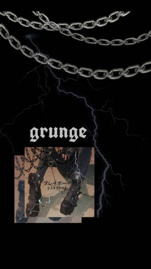 Halloween Grunge Chain Boots Wallpaper