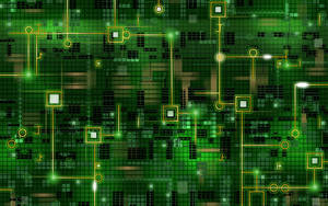 Hd Engineering Green Circuit Board Wallpaper