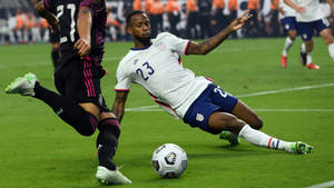 Kellyn Acosta United States Vs. Mexico Concacaf Wallpaper