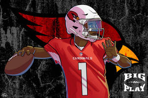 Kyler Murray Cartoon Poster Wallpaper