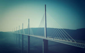 Millau Viaduct Civil Engineering Desktop Wallpaper