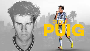 Riqui Puig Football Player Digital Poster Art Wallpaper