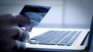 Secure Credit Card Purchase Online Wallpaper