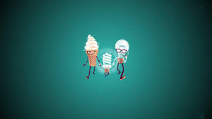 Smart Desktop Fun Creative Cartoon Wallpaper