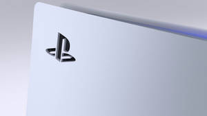 White Shining Ps5 Console Wallpaper