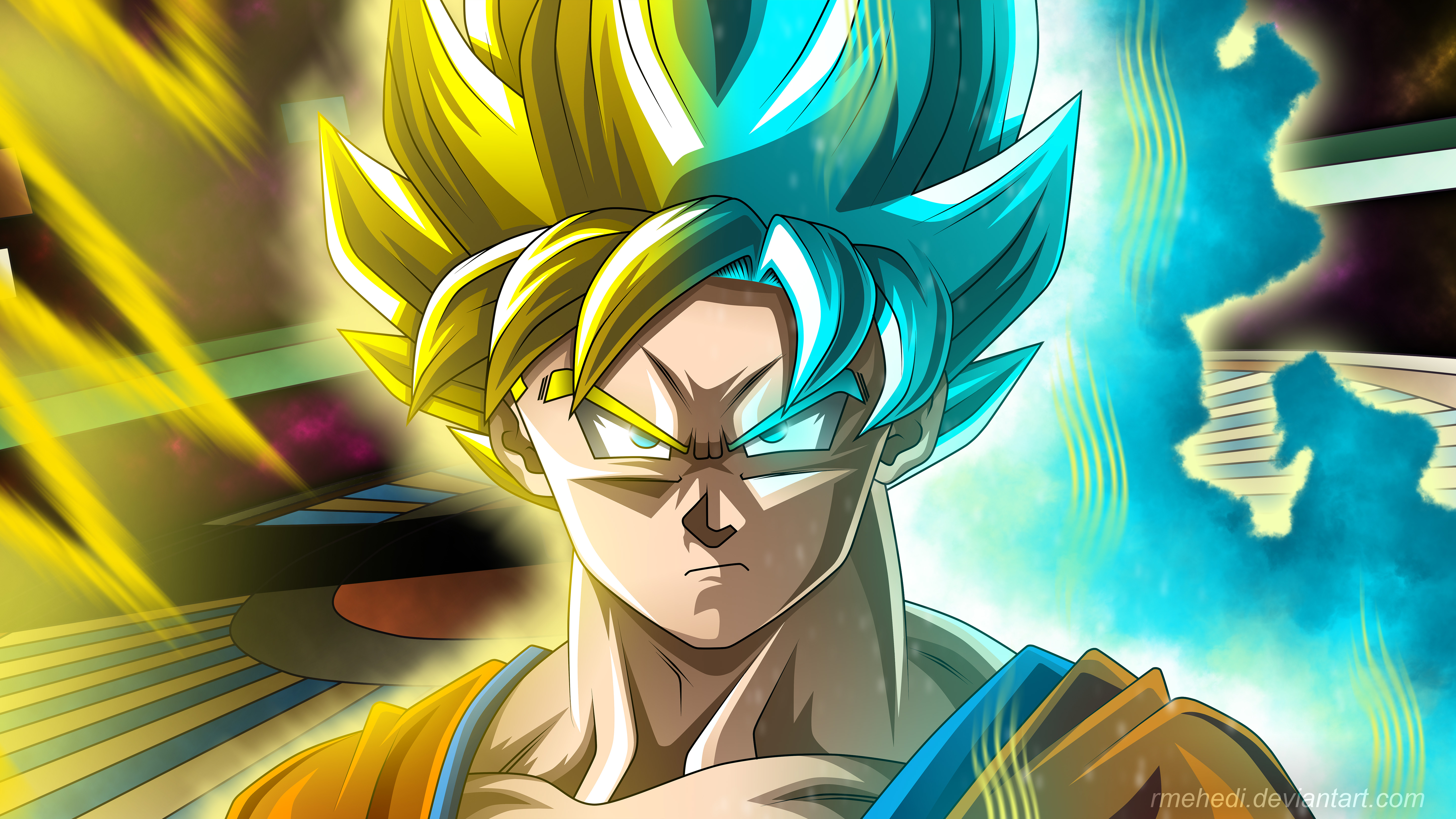 Descargar Fondo De Pantalla Dragon Ball Super Goku Hd Animado Fondo De ...