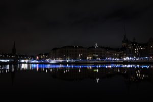 long exposure, Night, Stockholm