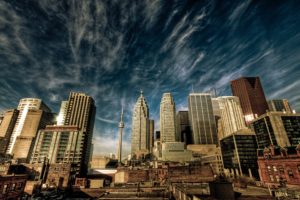 cityscape, Canada, Toronto, HDR