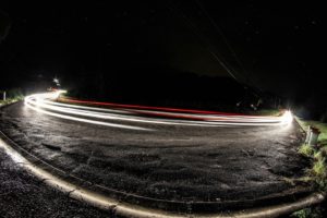 long exposure, Night, Road, Lights, Photography