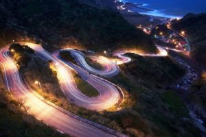 long exposure, Street, Mountain