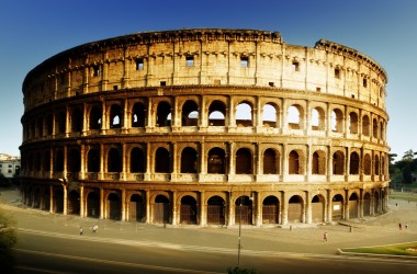 Old Building Colosseum In Rome