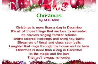 Nice Christmas Poem