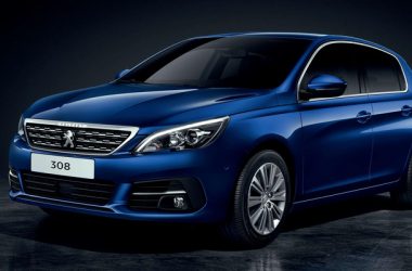 Blue Peugeot 308