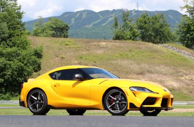 Yellow Toyota GR Supra