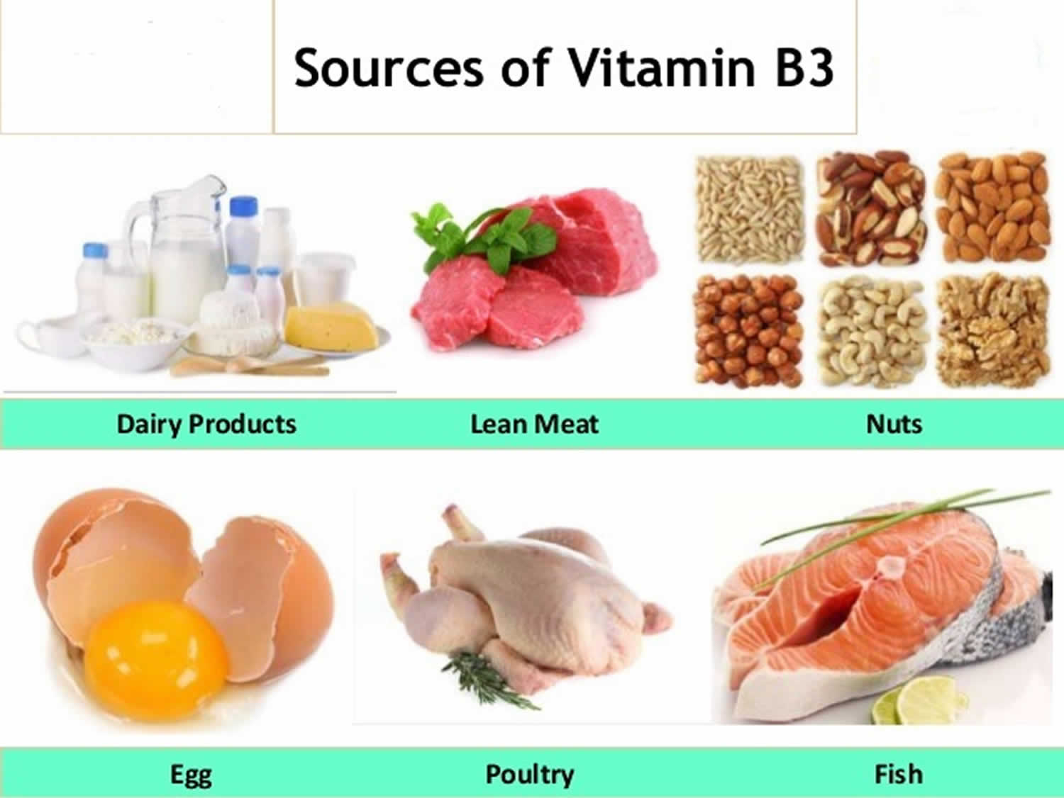 Vitamin B3, Niacin, benefits, side effects and food source of vitamin B3