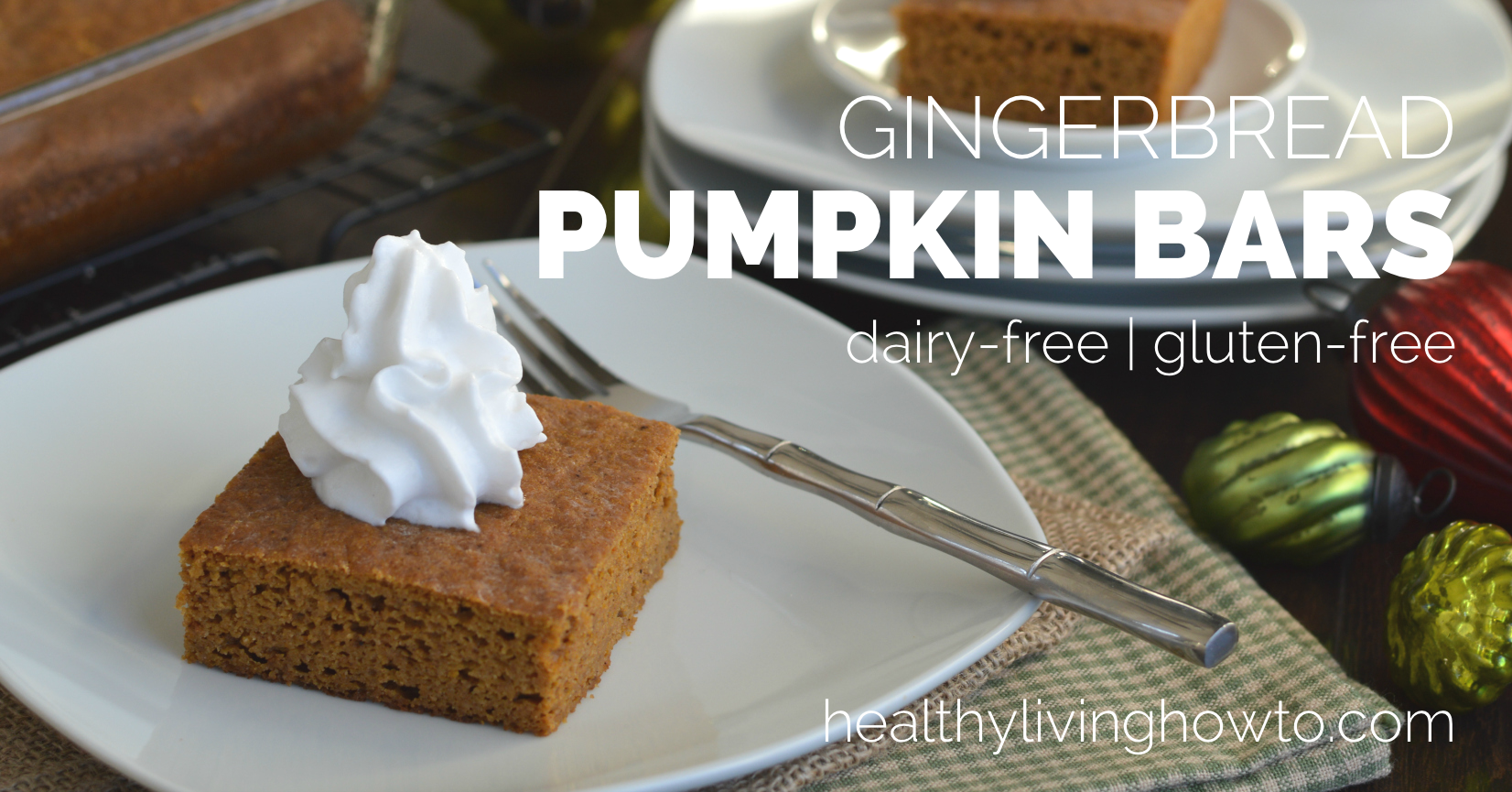 Gingerbread Pumpkin Bars