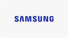 the Samsung logo